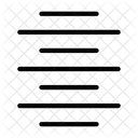 Center Text Align Icon