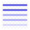 Justify Align Alignment Icon