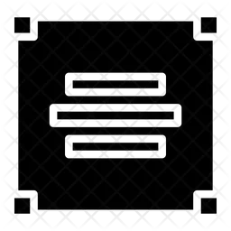 Center Alignment  Icon