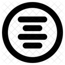 Center Alignment Alignment Align アイコン