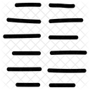 Center Alignment Text Icon