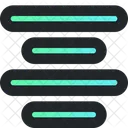 Align Text Outline Icon