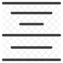 Center Text Align Center Align Text Icon