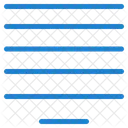 Center Text Align  Icon