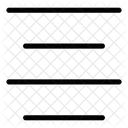 Center Text Center Alignment Center Icon
