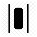 Centered Vertical  Icon