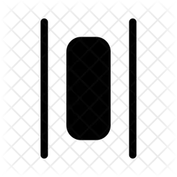Centered Vertical  Icon