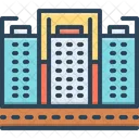 Centers Building Office Icon