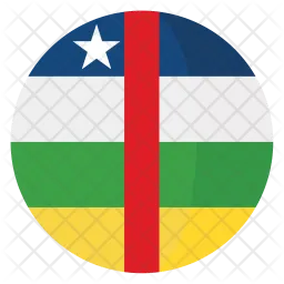 Central African republic Flag Icon