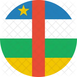 Central african republic Flag Icon