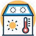 House Temperature Symbol Icon