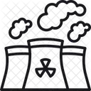 Centrale Electrique Centrale Nucleaire Usine Icône