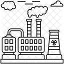 Centrale Electrique Usine Industrie Icône