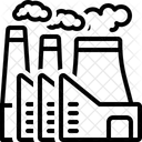 Centrale Elettrica Centrale Nucleare Ciminiera Icon