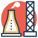 Nucleaire Centrale Batiment Icon