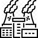 Centrale Nucleare Energia Termica Icon