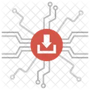 Centralizacion De Datos Gestion Centralizada Red Icono