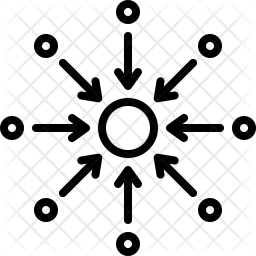 Centralized network Icon