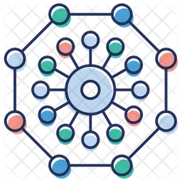 Centralized Structure  Icon