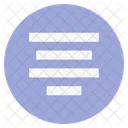 Centre Coloumn Alignment  Icon