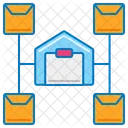 Distribution Centre Entrepot Icon