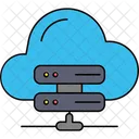 Centre De Donnees Cloud Centre De Donnees Hebergement Cloud Icône