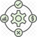 Centre Point Arrow Icon