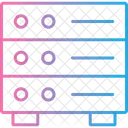 Centro De Banco De Dados Centro Dados Ícone