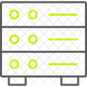 Centro De Banco De Dados Centro Dados Ícone
