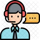 Llamada Cliente Soporte Icon