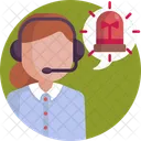 Call Center Alerta Comunicacion Icon