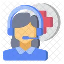 Call Center Atencion Al Cliente Medico Icon