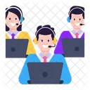 Call Center Equipo De Rsc Atencion Al Cliente Icon