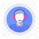 Centro De Llamadas Agente Servicio Al Cliente Icon