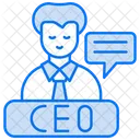 最高経営責任者（CEO  アイコン