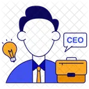 CEO Geschaftsfuhrer Geschaftsmann Symbol