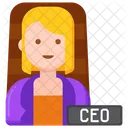Ceo Professions Woman Woman Icon