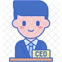Ceo Leader Businessman Icon