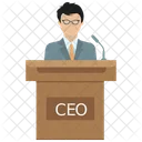 CEO Negocio Empresario Ícone