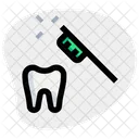 Cepillo de dientes dos  Icono