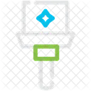 Cepillo de limpieza  Icono