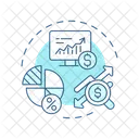 Gestion De Cartera Mercado Bajista Mercado Alcista Icon