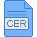 Cer File Format Icon