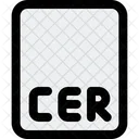 CER-Datei  Symbol