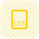 CER-Datei  Symbol