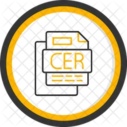 Cer file  Icon