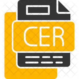 Cer file  Icon