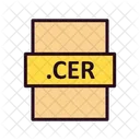Cer File Cer File Format Icon