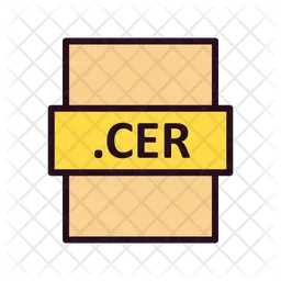 Cer File  Icon