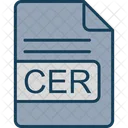 Cer File Format Icon